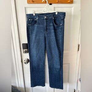 EUC AYR The Pop Jeans Size 34L High Rise Straight Denim